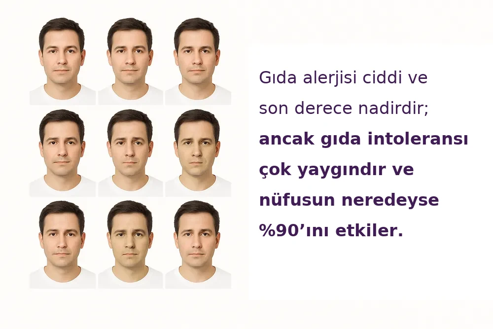 Gıda intoleransı ve gıda alerjisi arasındaki fark